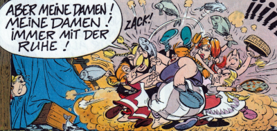 Rauferei der gallischen Frauen