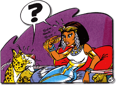 Kleopatra ist verwirrt