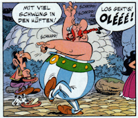 Obelix tanzt