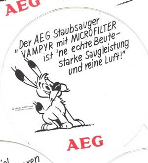 Aufkleber von AEG