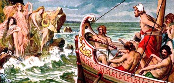 Odysseus und die Sirenen, Litho. (Ansichtskarten-Motiv, um 1900) .jpg