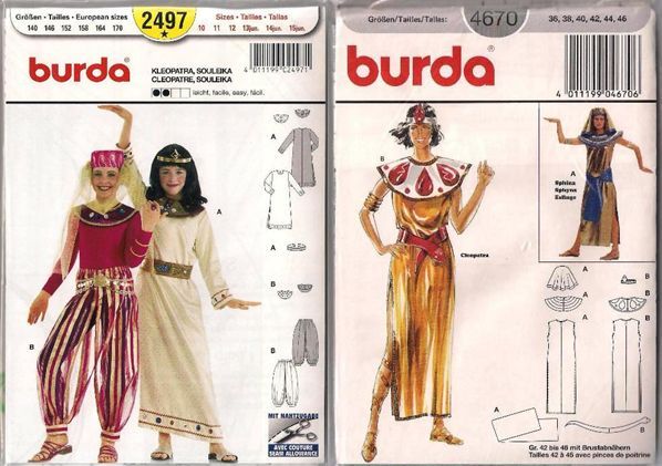 burda Schnittmuster zu Kleopatra für Kinder und Erwachsene.jpg