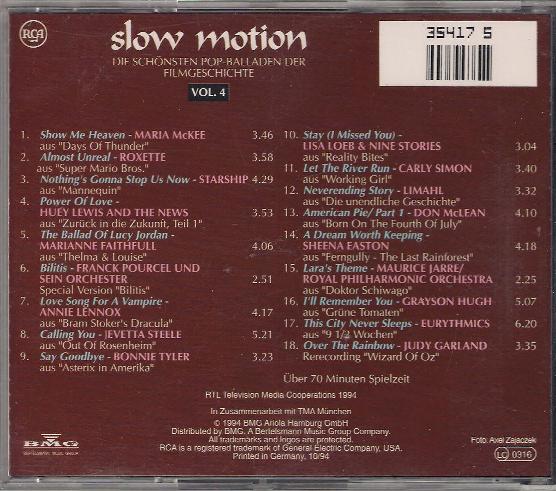 Soundtrack-Sampler CD 'slow motion Vol. 4' backcvr.jpg